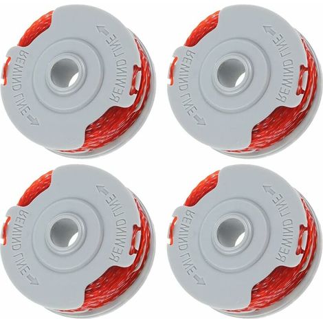 Lot de 4 Bobine Fil Coupe Bordure pour Flymo FLY021 Bobine de Fil Debroussailleuse Bobine de Rechange pour flymo Coupe Bordure 36ft/1,5 mm (1/5)