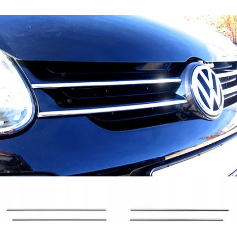 VW GOLF V Mk5 - Garniture de calandre chromée Tuning (1/5)