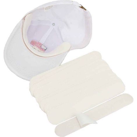 Lot de 20 protections anti-transpiration pour casquettes - Bandeaux anti-transpiration auto-adhésifs pour chapeaux (1/5)