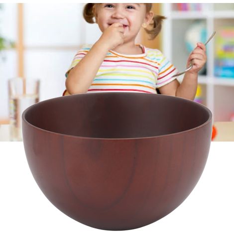 Bol en bois d'acacia de style japonais, adapté à un usage domestique, notamment pour les bols à soupe, les bols à ramen et les bols à nouilles. (1/5)