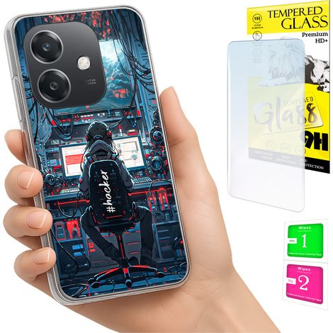 Coque pour Oppo A40 / A40m / A60 5G - Protection photo - Coque arrière en verre 9H (1/5)