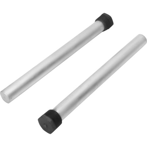 Lot de 2 tiges d'anode en alliage de magnésium pour chauffe-eau, filetage NPT3/4, 21 x 235 mm, anticorrosion. (1/5)