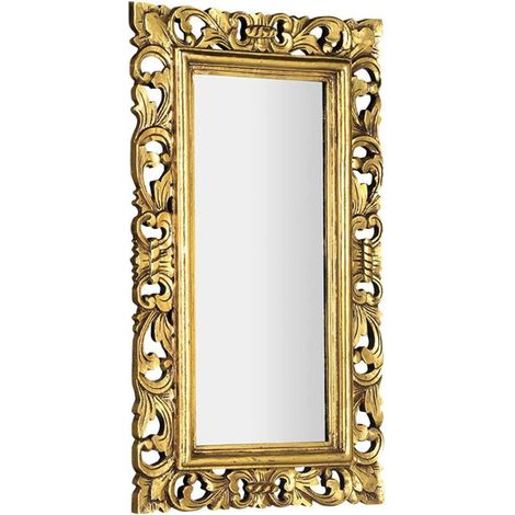 Sapho - Espejo Samblung en marco, 40x70 cm, oro IN110 (1/4)