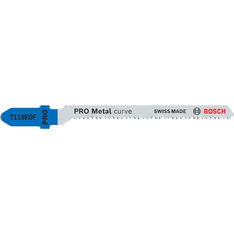 Lame de scie Bosch t118eof bi-métal courbe 83 mm 2 pcs (1/3)