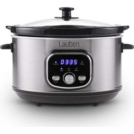 Prism Lauben Slow Cooker 3500SB Plata 3,5 Litros (1/5)