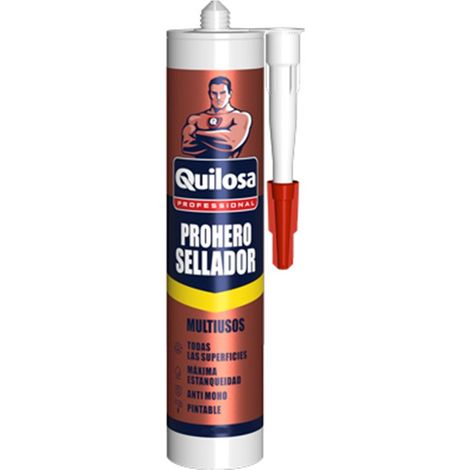 Professionelle weiße Dichtungskartusche 280ml Prohero Quilosa (1/2)