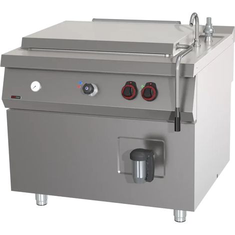 Marmite à grande capacité électrique indirecte 200 l avec mise à niveau automatique REDFOX - BIQ 90/100 200 E AWF - REDFOX