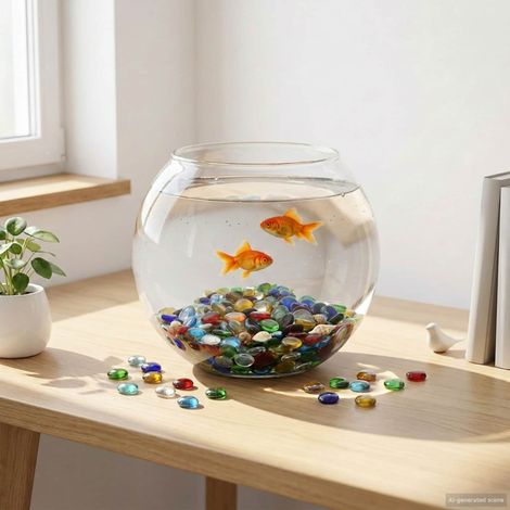 vidaXL Glass Nugget 17-19 mm Multicolour Glass (1/5)