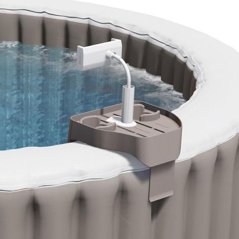 Basetbl – Plateau de spa réglable 3 en 1 avec support de téléphone et porte-gobelet – Adapté aux piscines gonflables – Installation facile et stable (1/5)