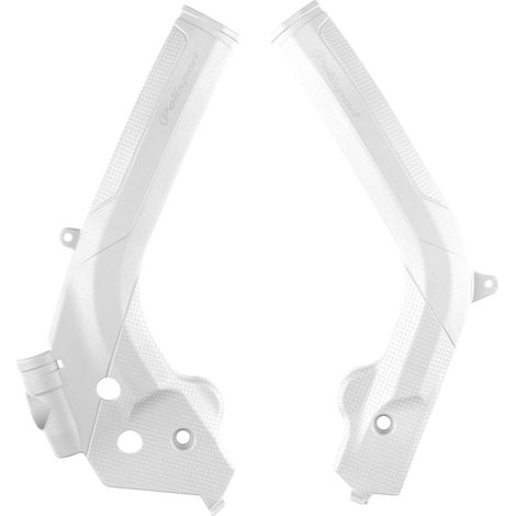 Protezioni telaio Polisport per KTM SX SXF EXC XC XCF Husqvarna FC TC 16 19 bianche