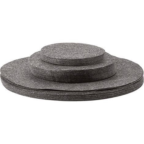 Set mit 24 Filz-Topfschonern, Filz-Geschirrtüchern, runden Filz-Topfschonern, Topfschonern, stapelbaren Topfschonern, Topfschonern in verschiedenen Größen