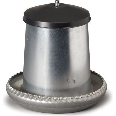 Mangeoire Poules, Mangeoire Poule Automatique, 4 Ports DIY Mangeoire à volaille Gravité Kit pour Seaux Tonneaux Bacs