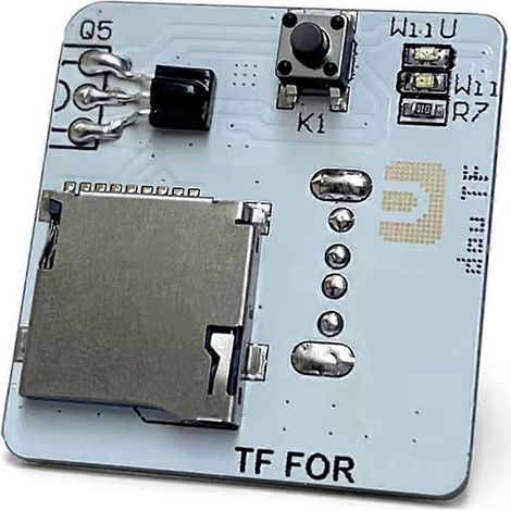 Adaptateur double carte TF pour console Wii/Wii U : bouton de commande, connexion USB pour étendre la mémoire et mettre à jour les jeux. Accessoires (1/5)
