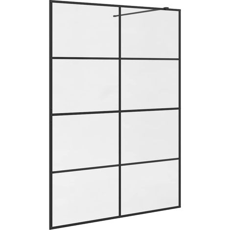 Duschwand für Begehbare Dusche mit Klarem ESG-Glas 140x195 cm vidaXL