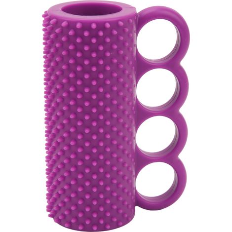 Renfort Digital en Silicone pour Récupération Motrice - Exerciceur de Préhension Post-AVC, Violet (1/5)