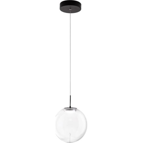 ARIEL SOSPENSIONE 1 LUCE TRASPARARENTE GOCCIA D.25CM A LED CCT 2700K - 3000K - 4000K- 14W - 1510 lm DIMMERABILE A STEP (1/4)