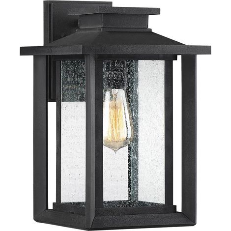 Elstead Quoizel Wakefield Lanterna da esterno a parete Earth Black, IP44 (1/5)