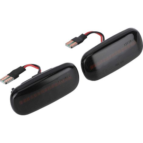 2 Feux de Position LED Latéraux, Clignotants d'Aile de Voiture pour A3 A4 A6 8P 8E 4F, Indicateurs de Signalisation Auto. (1/4)