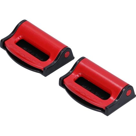 Attache de ceinture de sécurité réglable Bizaical, lot de 2, matière PP+TPR, adaptée aux sangles de 53 mm (1/5)