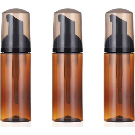3 Pièces 60ml Flacon Pompe Vide, Flacon Voyage Mousse, Distributeur Savon Mousse Flacon, pour Le shampooing Conditioner Lotion Articles de Toilette (1/5)