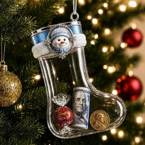 New Fillable Christmas Stocking Christmas Tree Ornaments - Style C -