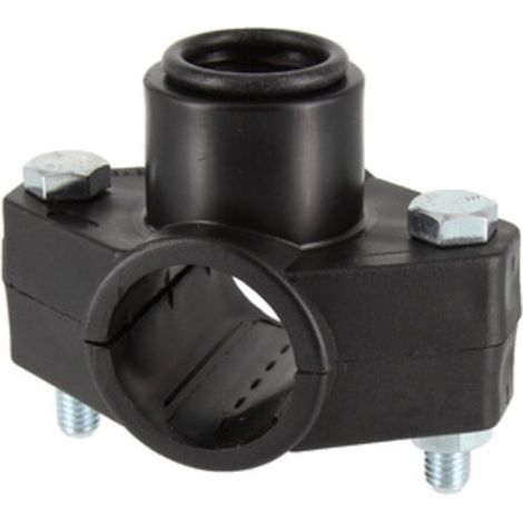 RACCORDO POLIPROP PRESA A STAFFA D 32MMX3/4 F
