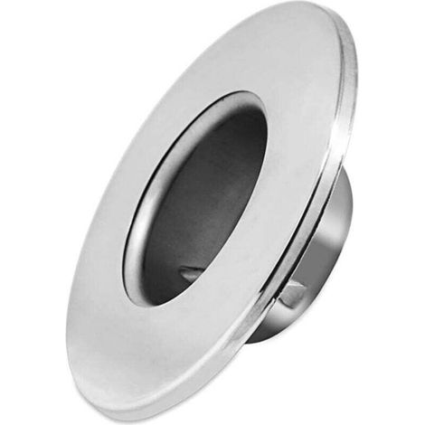 Cache-conduit pour raccorder le conduit au mur ou au plafond, adapté aux conduits de 70 mm (1/4)