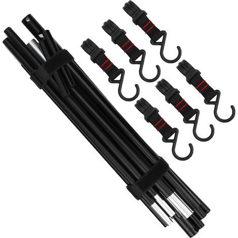 Support pliant pour barbecue, crochet de suspension portable pour camping, trépied pour ustensiles de cuisine extérieure (1/5)