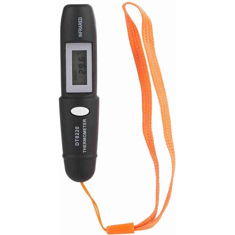 Thermomètre Infrarouge Miniature sans Contact Résistant aux Extrêmes de Température avec Écran LCD Numérique - Livré avec Batterie Intégrée-KZQ (1/5)