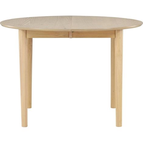 Gilda Esstisch Ø110/150 cm mit Auszug Natur. (1/4)
