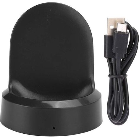 Dailygoody,Cargador inalámbrico,Estación de carga para relojes inteligentes,Adecuado para Gear S3 Classic/S3 Frontier,Conveniente para el hogar y (1/5)