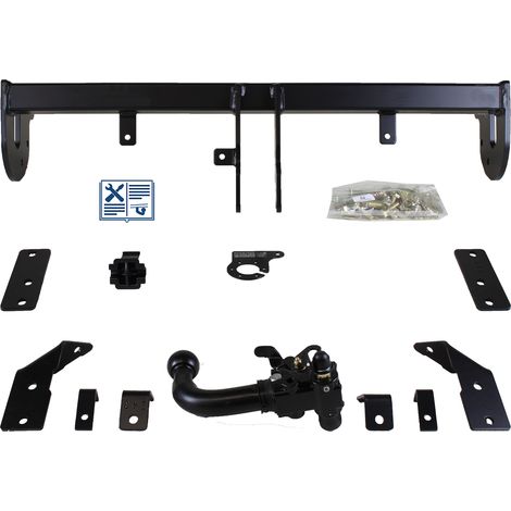 Attelage rotule démontable AUTO-HAK + faisceau Trail-Tec universel 7 broches - CITROËN C4 AIRCROSS (1/2)