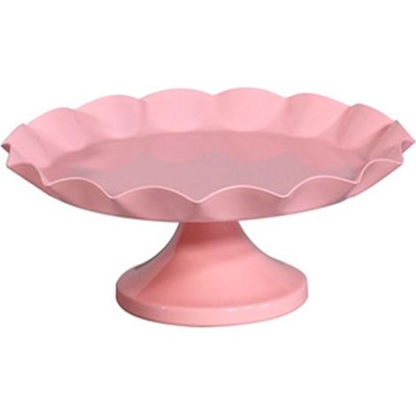 Presentoir A Gateaux - Fer - Rose - 25 X 25 X 15 Cm - Pour Cupcakes Desserts Et Fruits - 1 Piece (1/5)