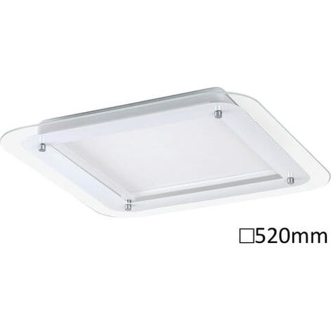 Plafonnier encastré 52cm LED 22W blanc carré Rabalux