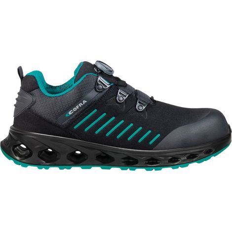 Cofra Rumble ESD BOA S3S FO SR Sicherheitsschuhe - 45 EU - Schwarze