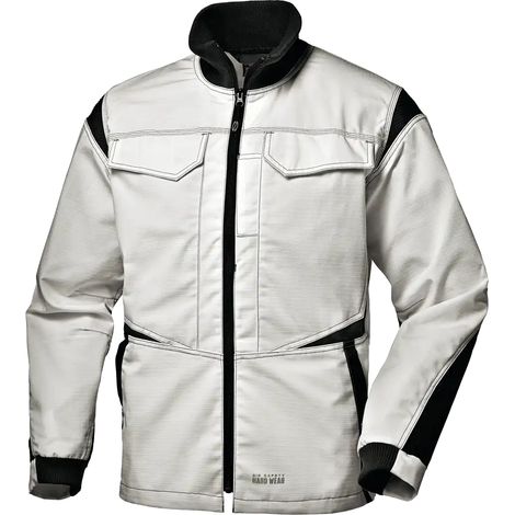 SIR SAFETY SYSTEM INDUSTRIAL Veste de travail multipoches renforcée blanc Taille S