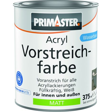 Primaster Acryl Vorstreichfarbe 375 ml weiß
