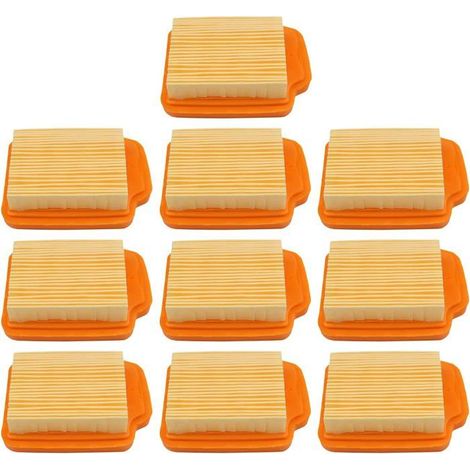 10-piece air filter kit for Stihl SP92C SP92TC KM94R KM94RC, part number 4149 141 0300. (1/5)