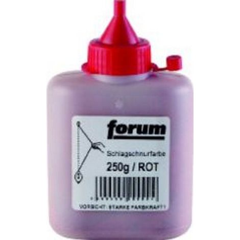 Tinta para tendel, color : rojo, Contenido 500 g