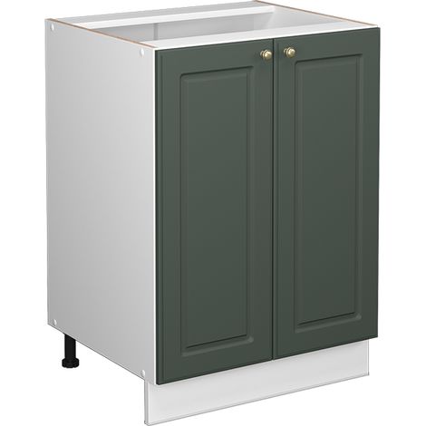 Midischrank Fame-Line, Grün-Gold Landhaus, 60 x 81.6 cm ohne Arbeitsplatte, Vicco