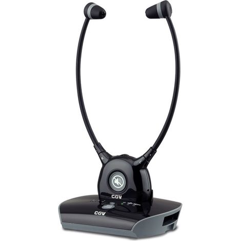 CGV HEL DOLFIN Casque TV sans fil Stéréo - Spécial Sénior - Autonomie 8h (1/3)