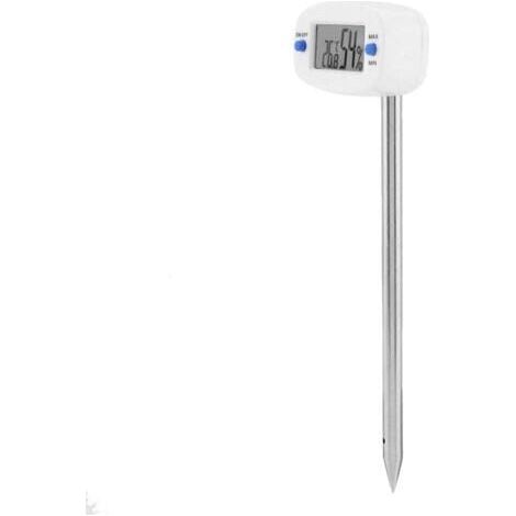Digital Soil Hygrometer, Temperature Humidity Tester with LCD Display and Probe, Electronic Soil Tester for Garden Plants MUMU (1/4)