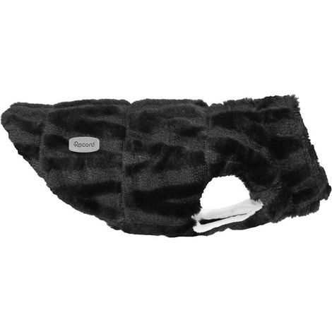 Black miky ecopelliccia 35 cm: Ecopelliccia con rivestimento interno termico per cani modello black miky