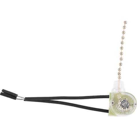 Interrupteur à chaînette pour ventilateur de plafond avec éclairage 3A 250 V CA 6A 125 V CA (1/4)
