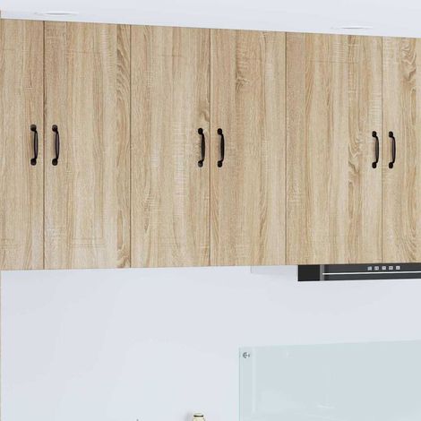 Küchenschrank Kalmar 2 pcs Sonoma-Eiche 30 x 31 x 80 cm vidaXL