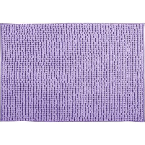 CHENILLE Alfombra de baño de microfibra 50x80cm Lavanda MSV