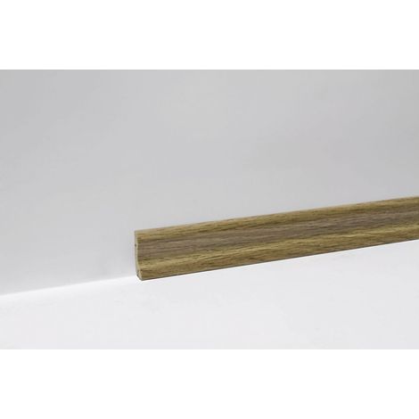 Classen Clip-Fußleiste 240 cm 40 x 20 mm Eiche Bretagne Sockelleiste