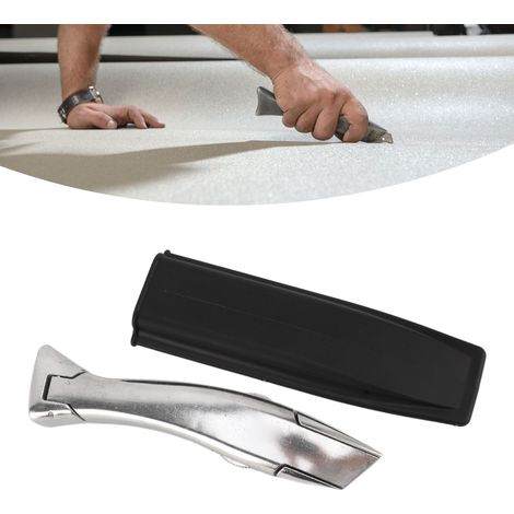 Mango para cortador de plástico PVC – Agarre cómodo, aleación de aluminio, interfaz para virutas para cambios rápidos de cuchillas – 184 g (1/5)