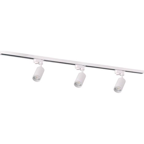 Kit binario 1m 3 faretti GU10 bianco Paris Polux 321589 (1/5)