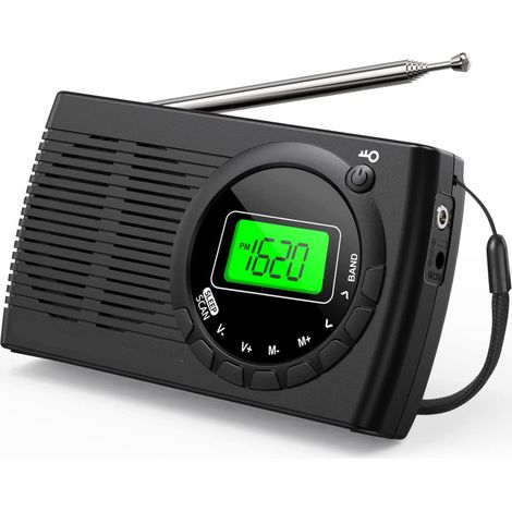 Radio portable Tendak Small Radio FM/AM/SW à piles, mini radio portable (1/5)